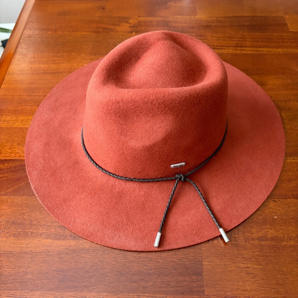 San Diego Hat Company Rust Orange Wool Felt Fedora